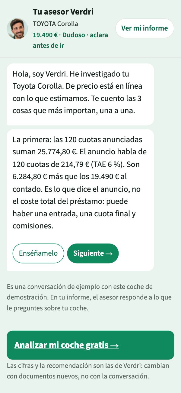 Tu asesor: Tu asesor te recibe